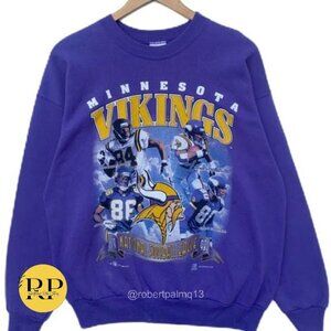 Retro 1998 minnesota vikings sweatshirt shirt retro purple robertpalmq13